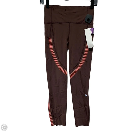 Athletic Leggings By Lululemon In Pink & Purple, Size: S