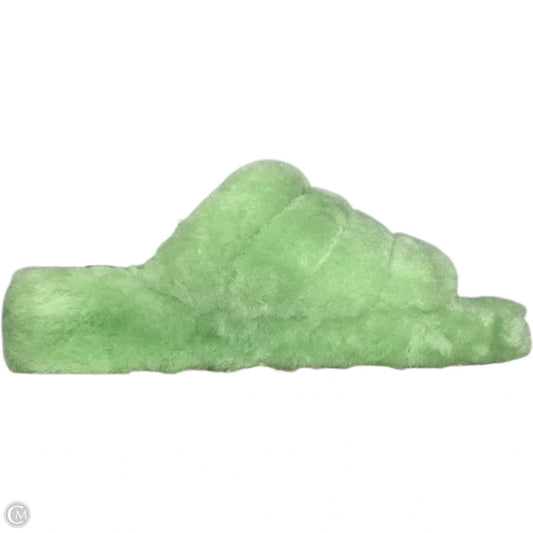 Sandals Designer By Ugg In Green, Size: 9