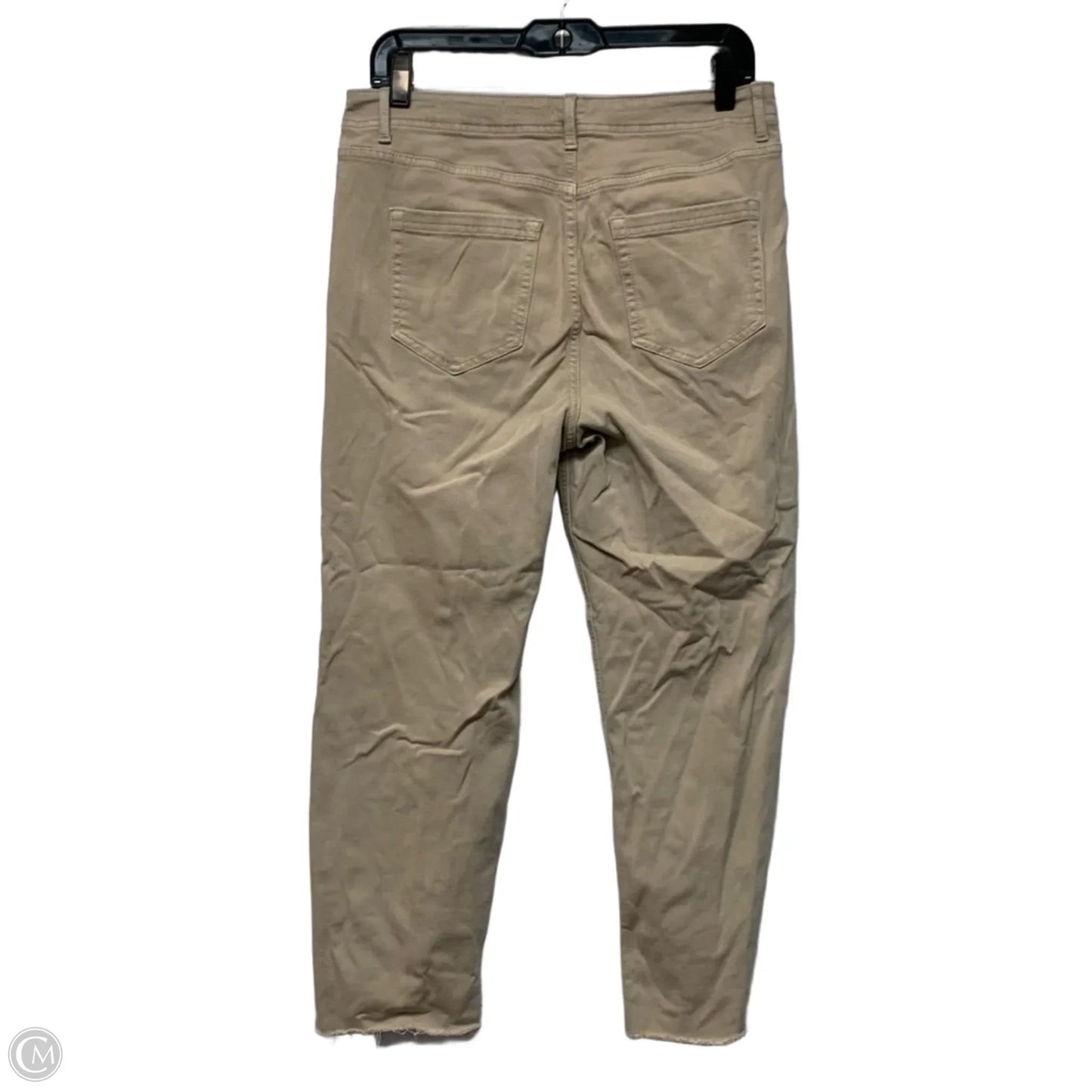 Jeans Cropped By J. Jill In Tan Denim, Size: 8