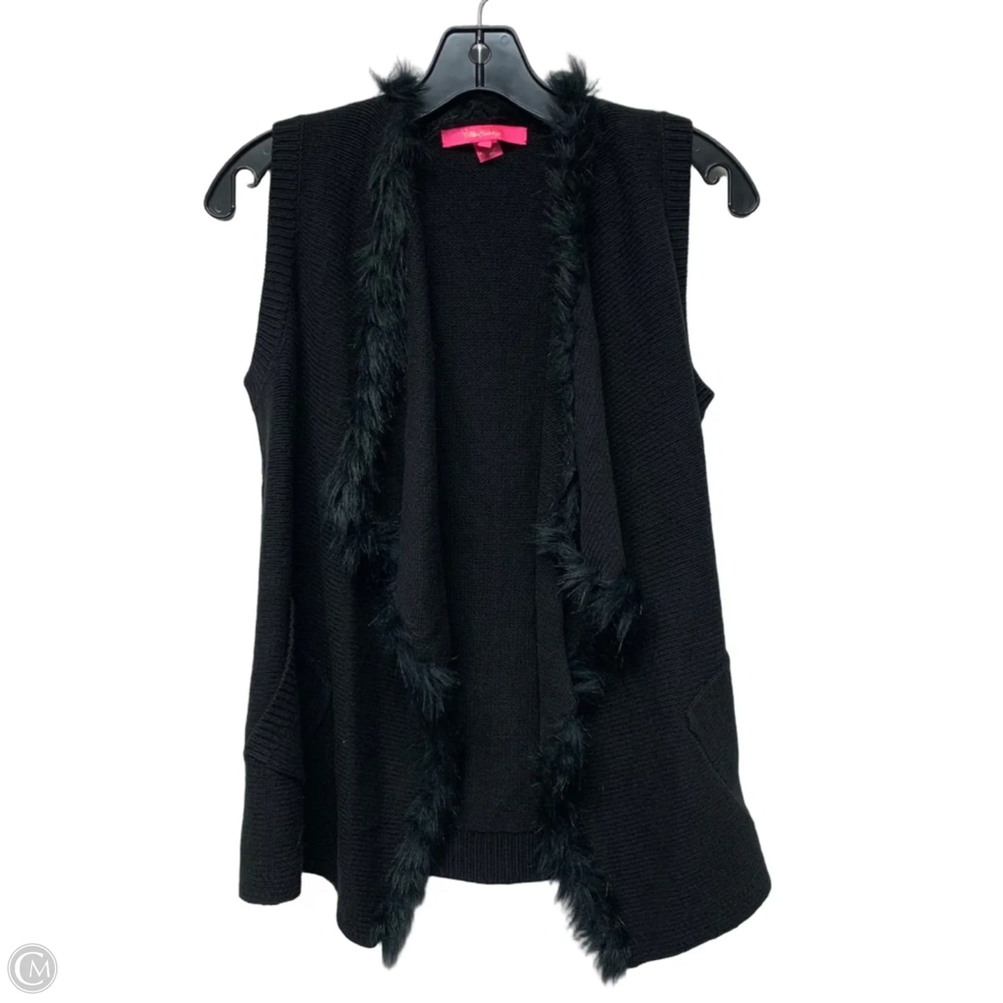 Vest Designer By Lilly Pulitzer In Black, Size: Xxs