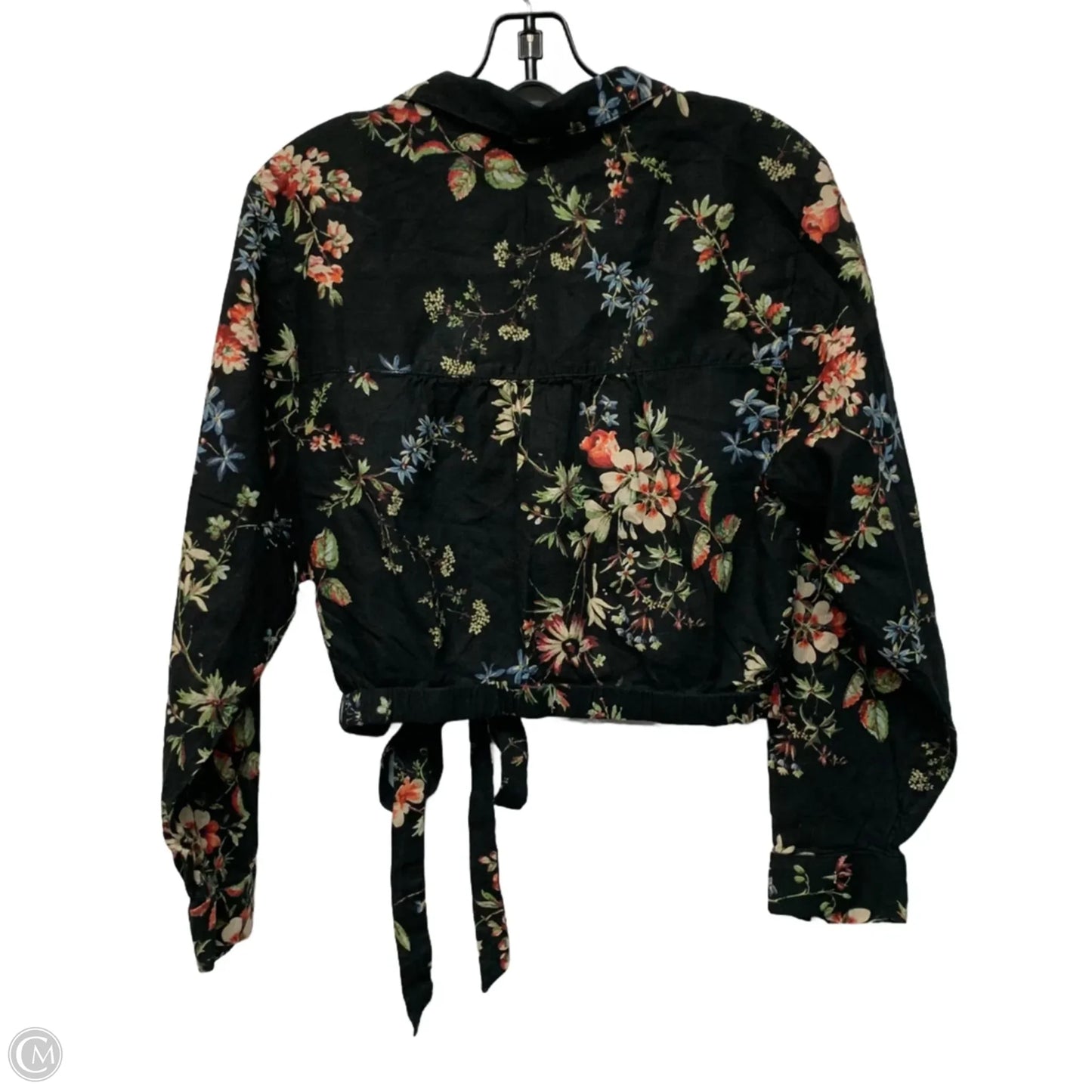 Top Long Sleeve By Pilcro In Black, Size: M