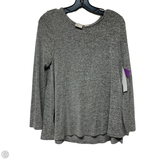 Top Long Sleeve Basic By Postmark In Grey, Size: Mp