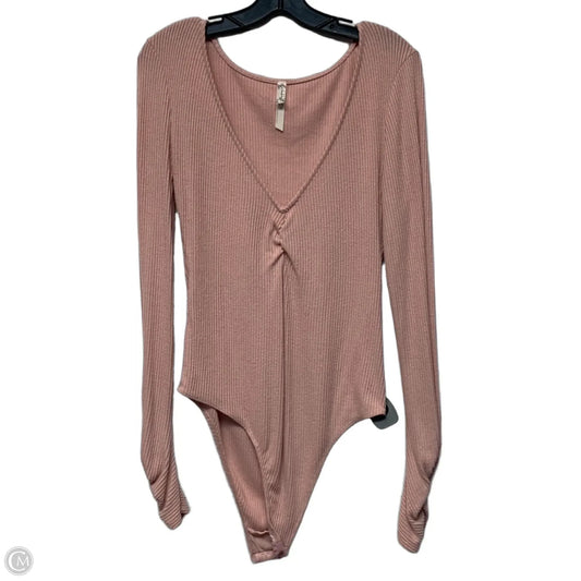 Bodysuit By Free People In Pink, Size: L