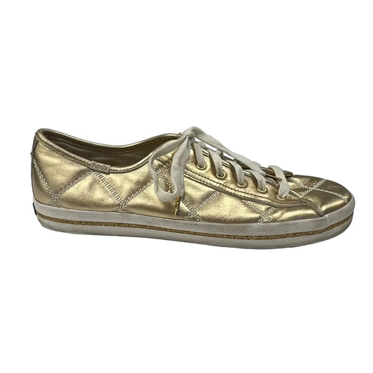 Shoes Designer By Kate Spade In Gold, Size: 11