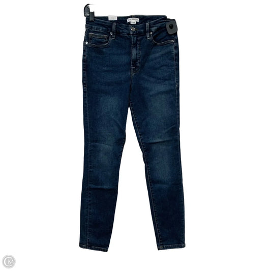 Jeans Skinny By Good American In Blue Denim, Size: 6