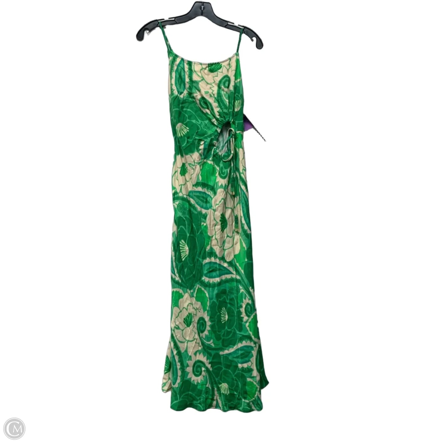 Dress Designer By Farm Rio In Cream & Green, Size: S