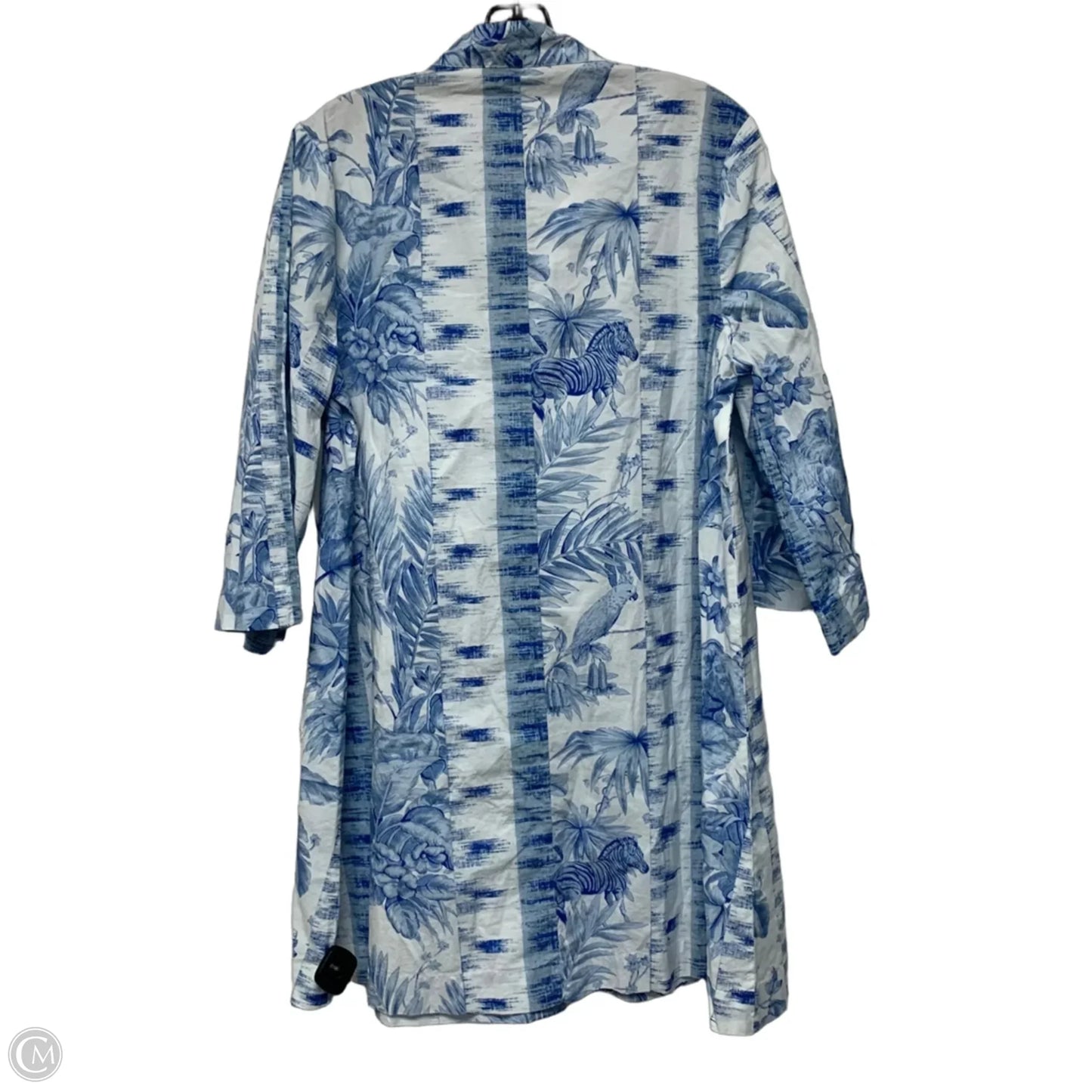 Dress Designer By Tuckernuck In Blue & White, Size: S