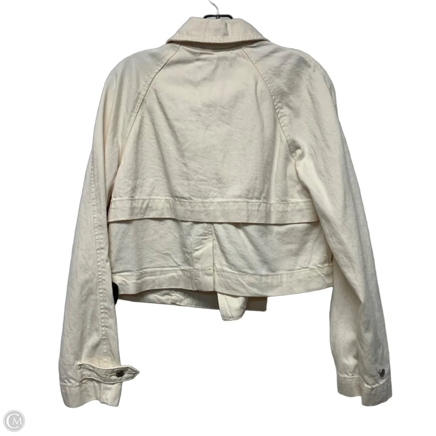 Jacket Denim By Universal Thread In Cream Denim, Size: Xs