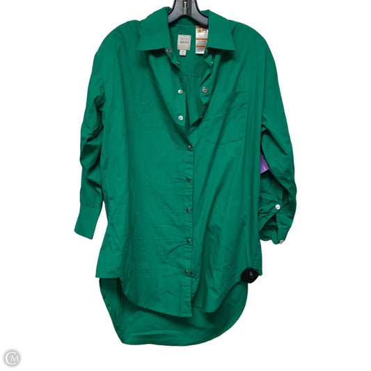 Tunic Long Sleeve By Maeve In Green, Size: Xs