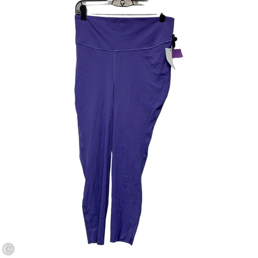 Athletic Leggings By Lululemon In Purple, Size: Xl
