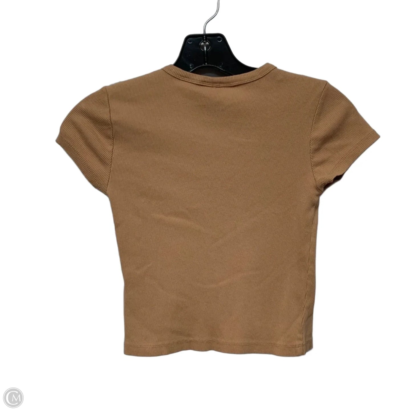 Top Short Sleeve Basic By Maeve In Orange, Size: Xs