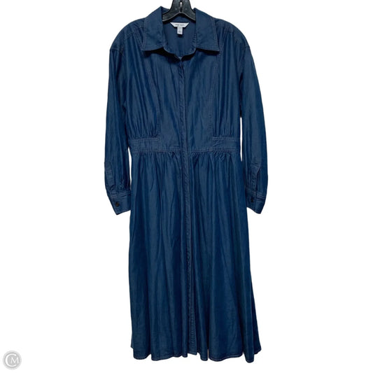 Dress Casual Maxi By Nine West In Blue, Size: L