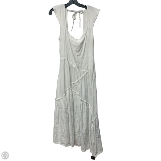 Dress Casual Maxi By Free People In White, Size: L