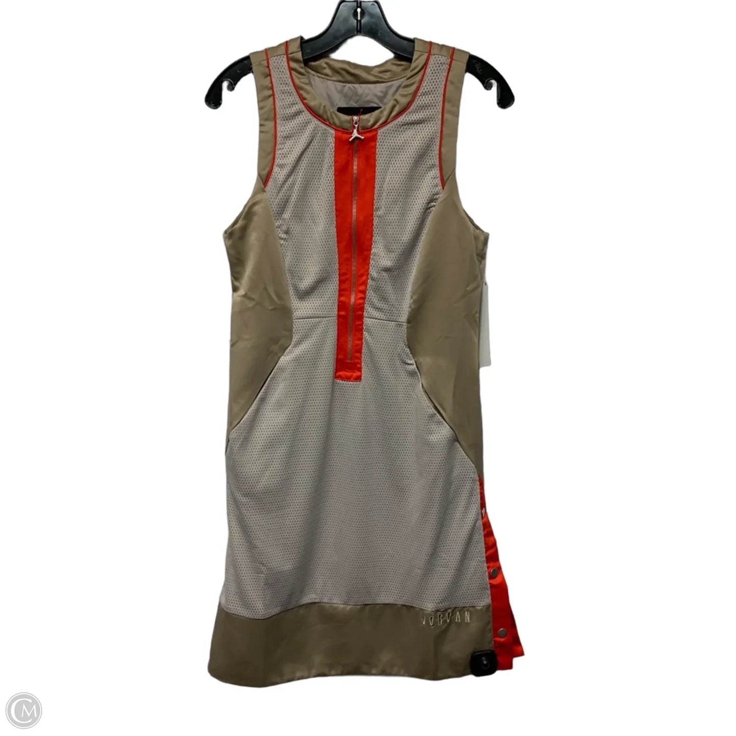 Dress Luxury Designer By Jordan In Tan, Size: S