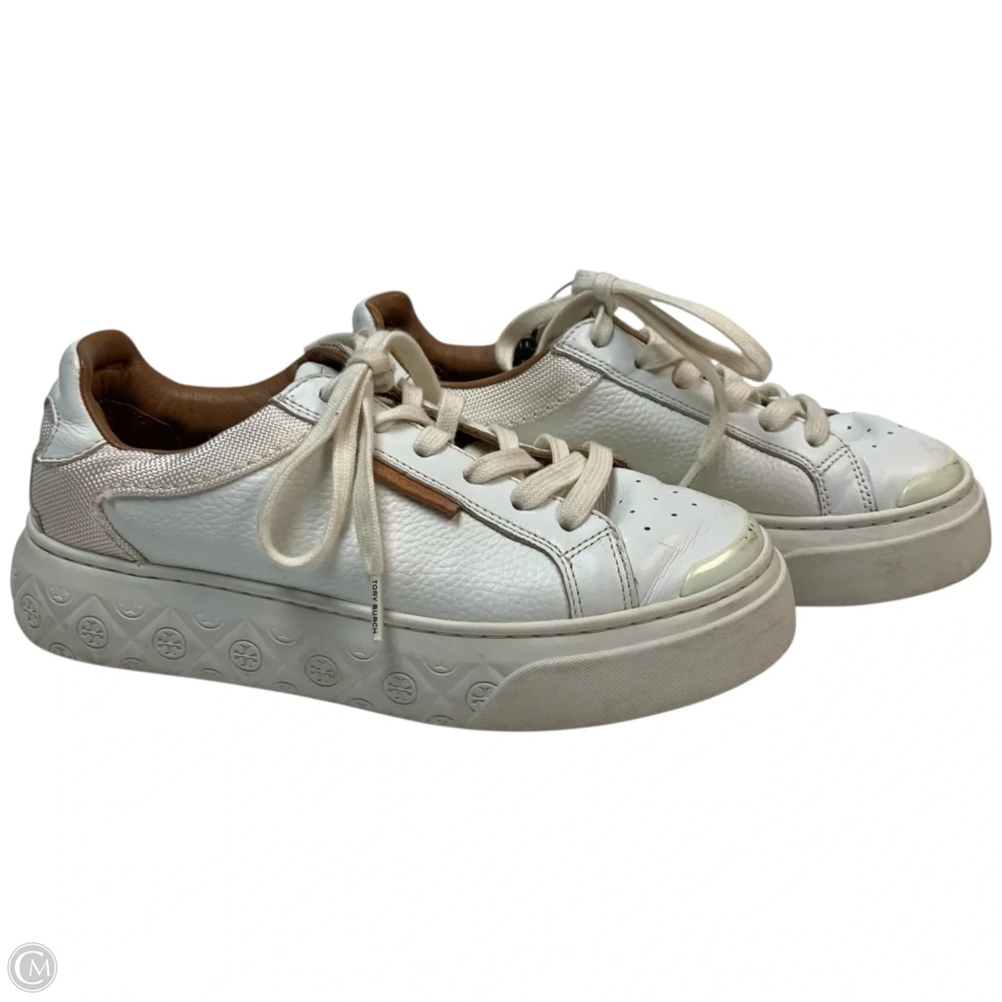 Shoes Designer By Tory Burch In White, Size: 6.5