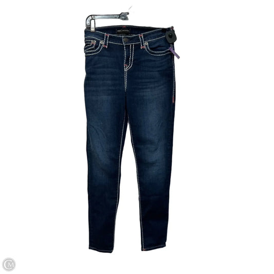 Jeans Skinny By True Religion In Blue Denim, Size: 14