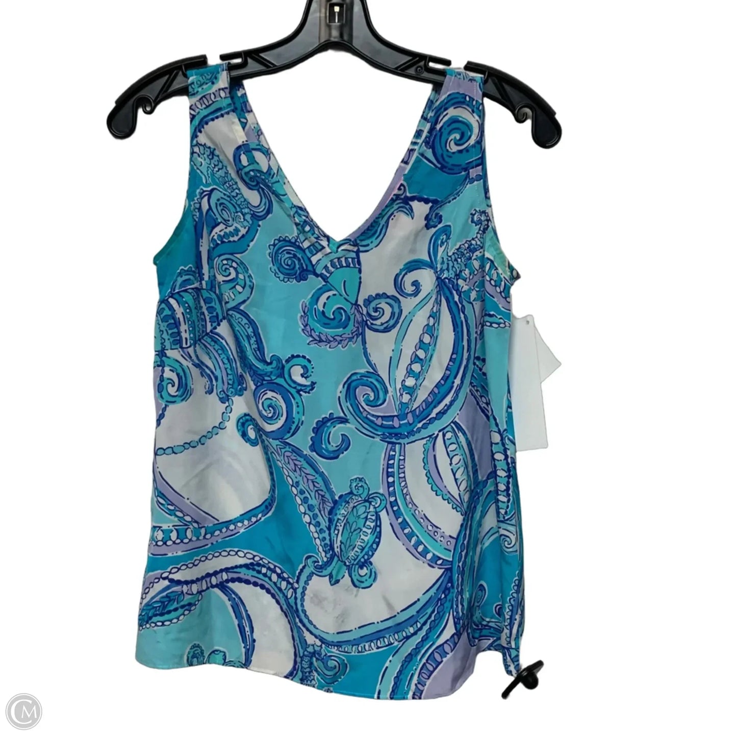 Top Sleeveless Designer By Lilly Pulitzer In Blue, Size: Xs