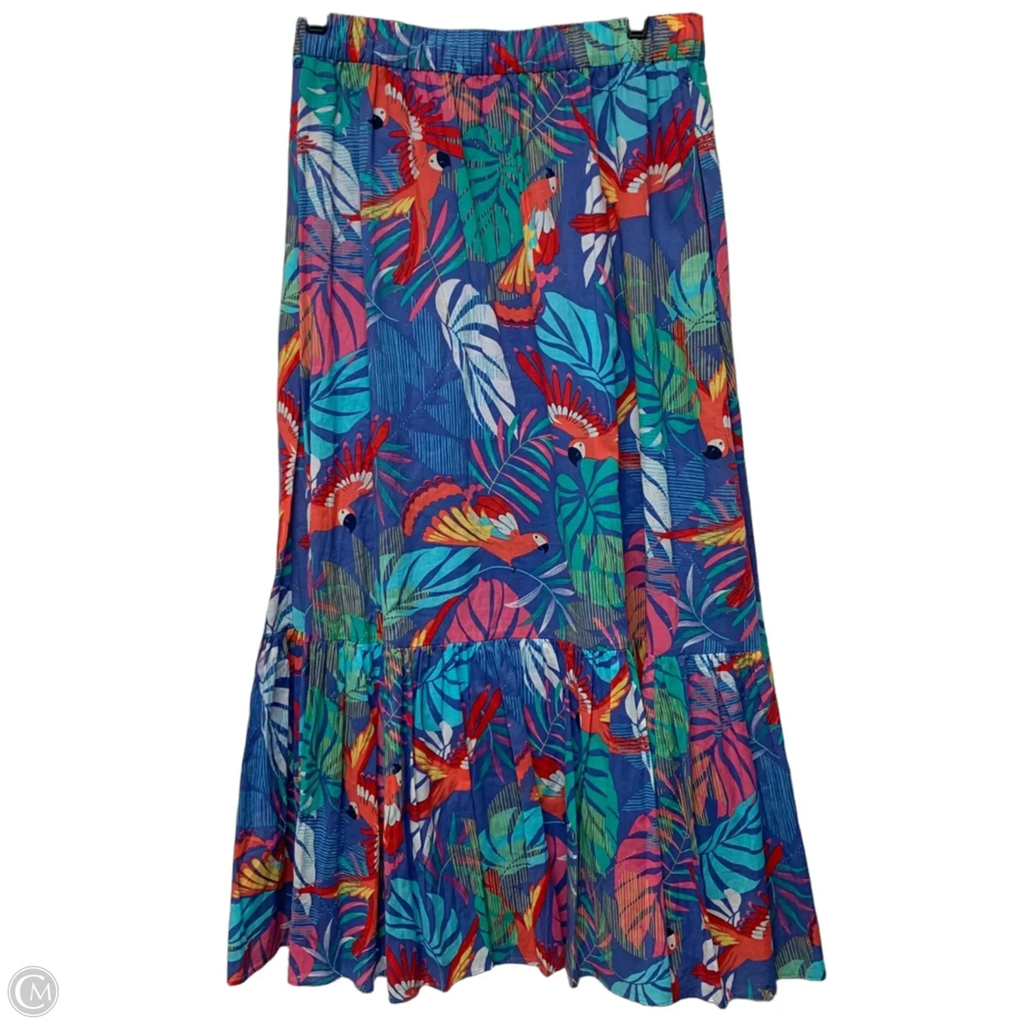 Skirt Maxi By Talbots In Tropical Print, Size: M