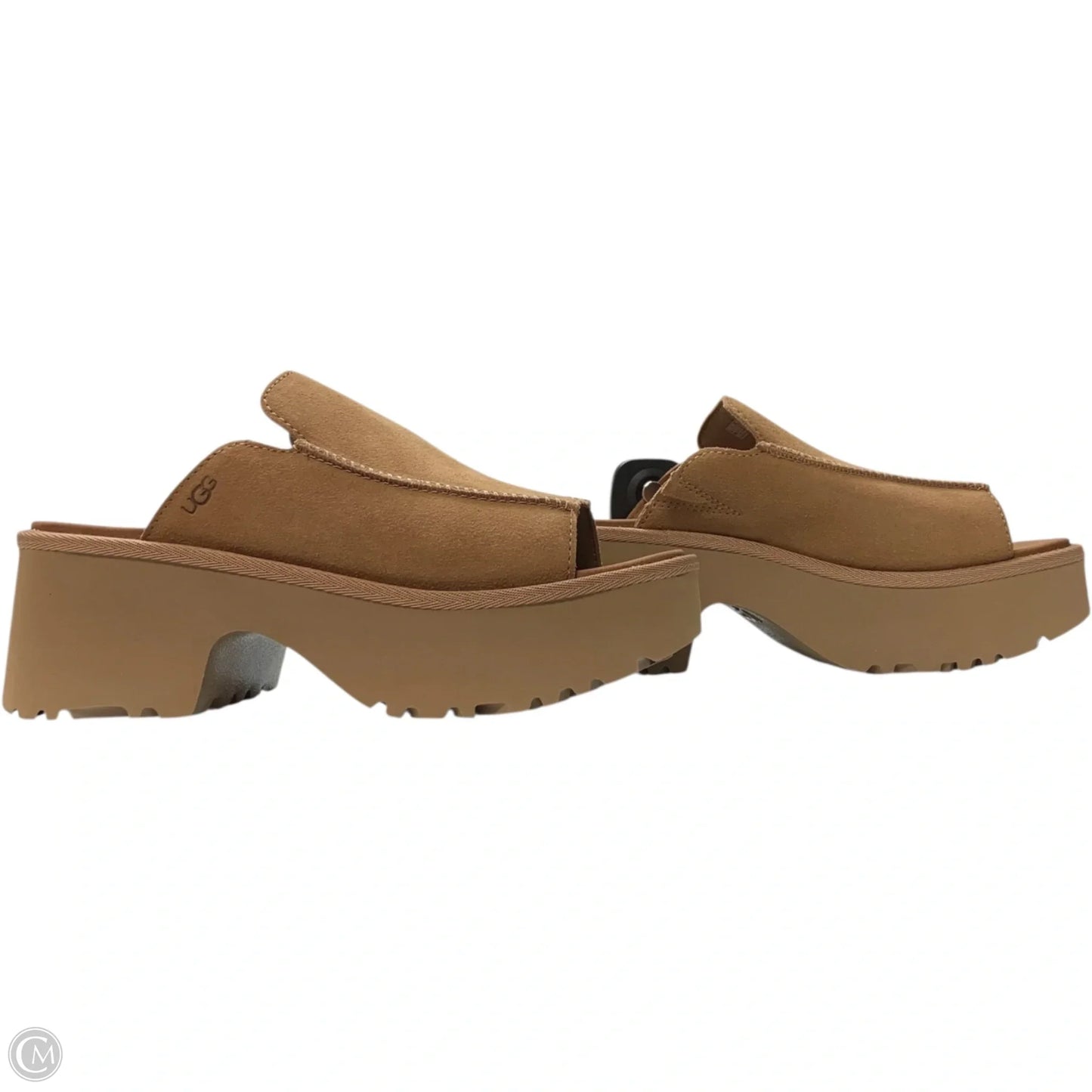 Sandals Designer By Ugg In Tan, Size: 8