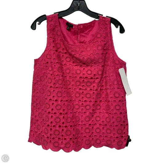 Top Sleeveless By Talbots In Pink, Size: Mp
