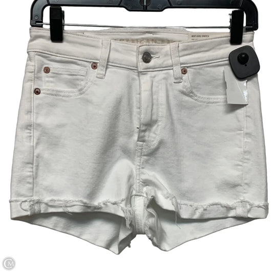 Shorts By American Eagle In White Denim, Size: 2
