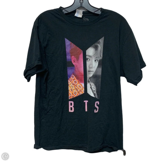 Top Short Sleeve By Port & Company In Black, Size: M