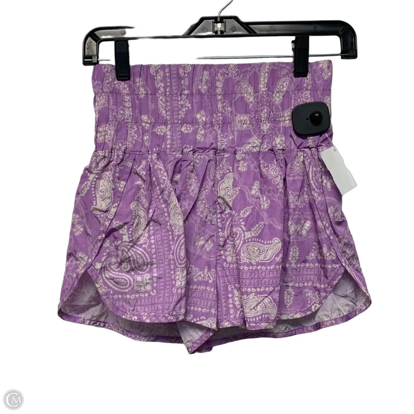 Athletic Shorts By Free People In Purple & White, Size: S