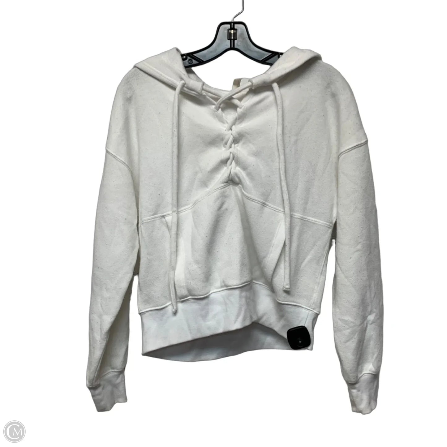 Sweatshirt Hoodie By Free People In White, Size: Xs