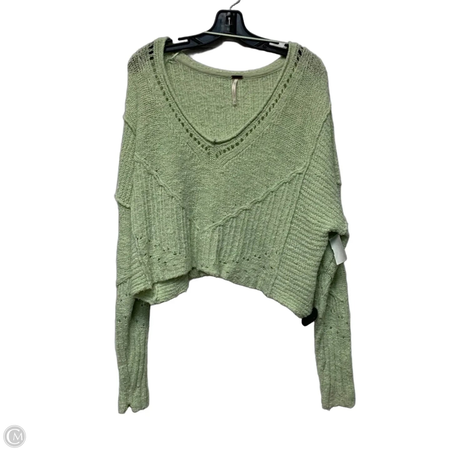Sweater By Free People In Green, Size: Xs