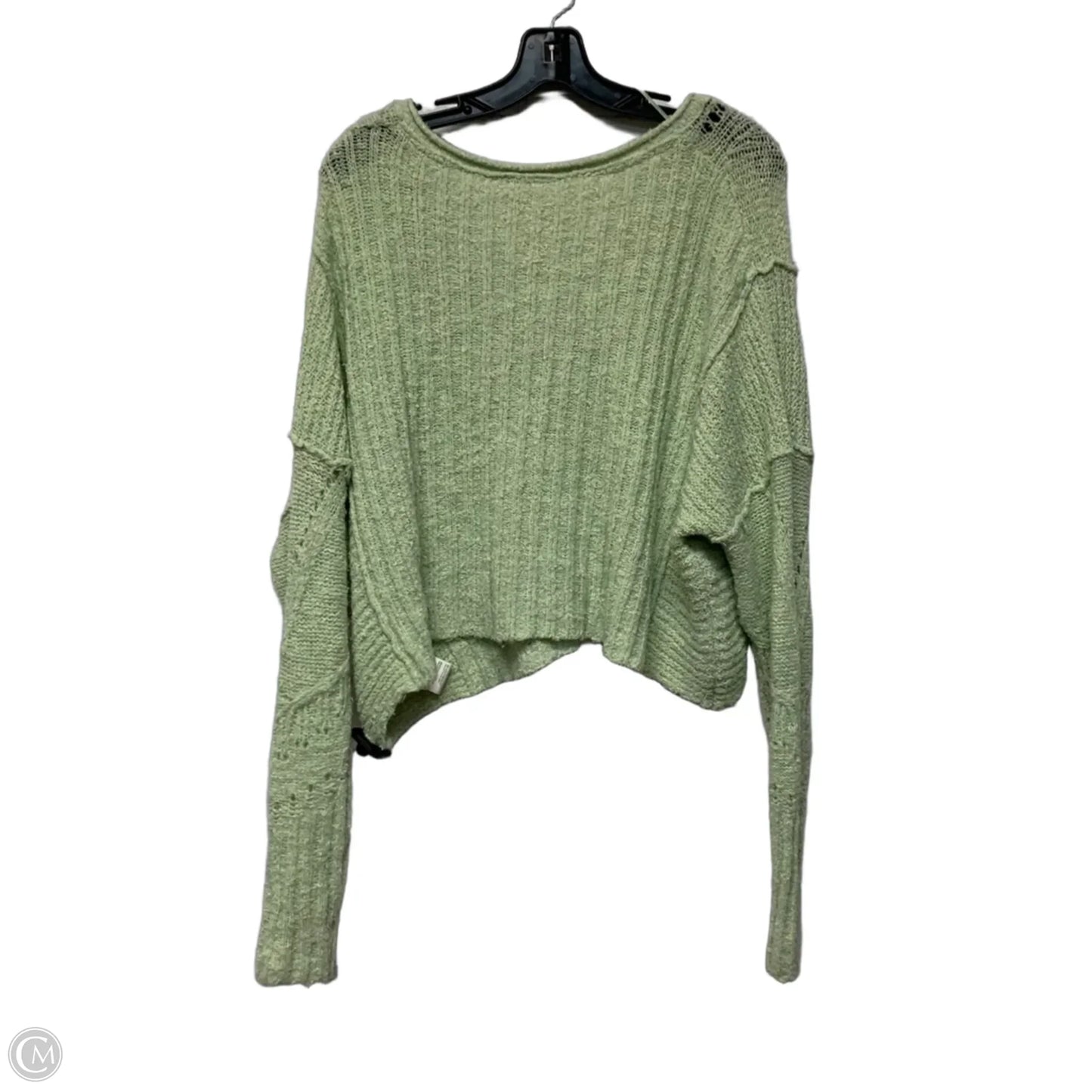 Sweater By Free People In Green, Size: Xs