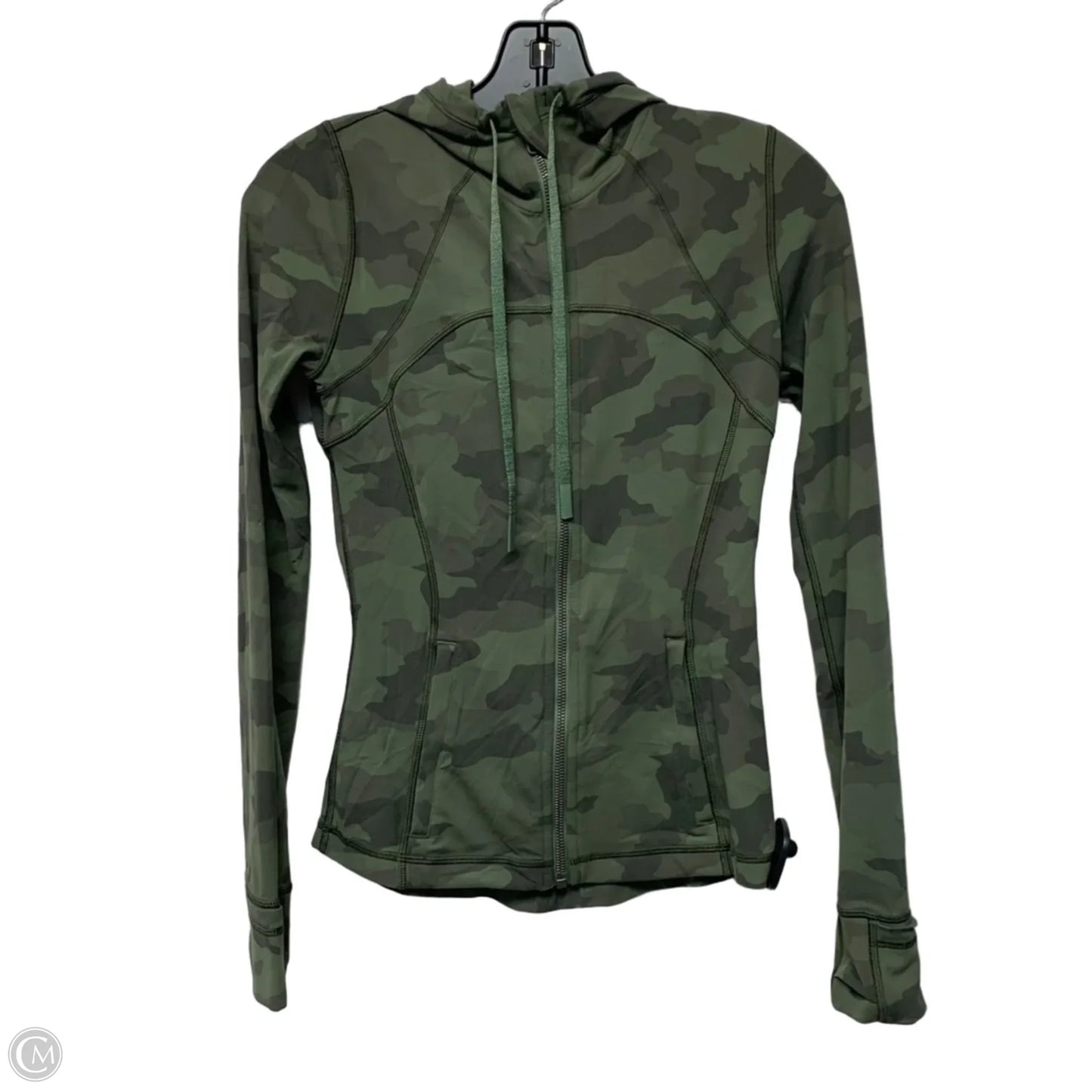 Athletic Jacket By Lululemon In Camouflage Print, Size: S