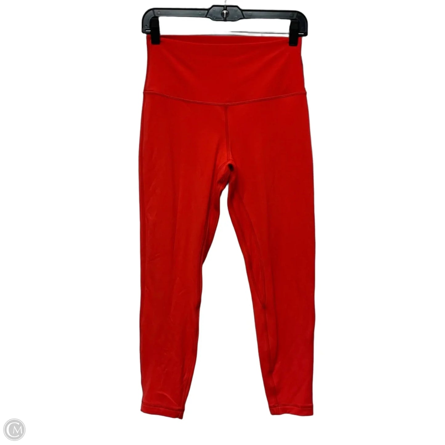 Athletic Leggings By Lululemon In Red, Size: M