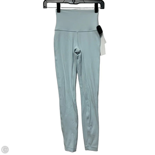 Athletic Leggings By Lululemon In Blue, Size: Xs
