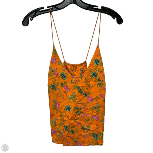 Top Sleeveless By Anthropologie In Orange, Size: Xs