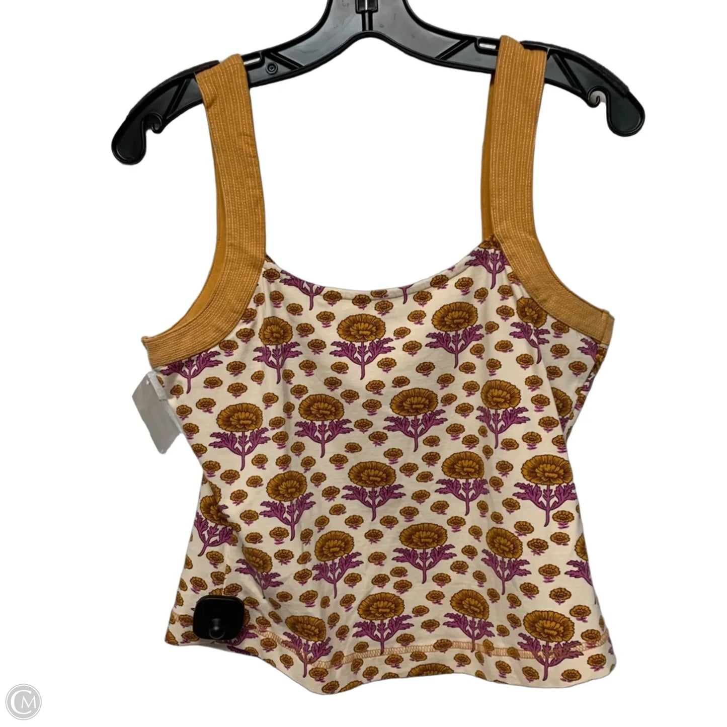 Top Sleeveless By Maeve In Orange & Purple, Size: S