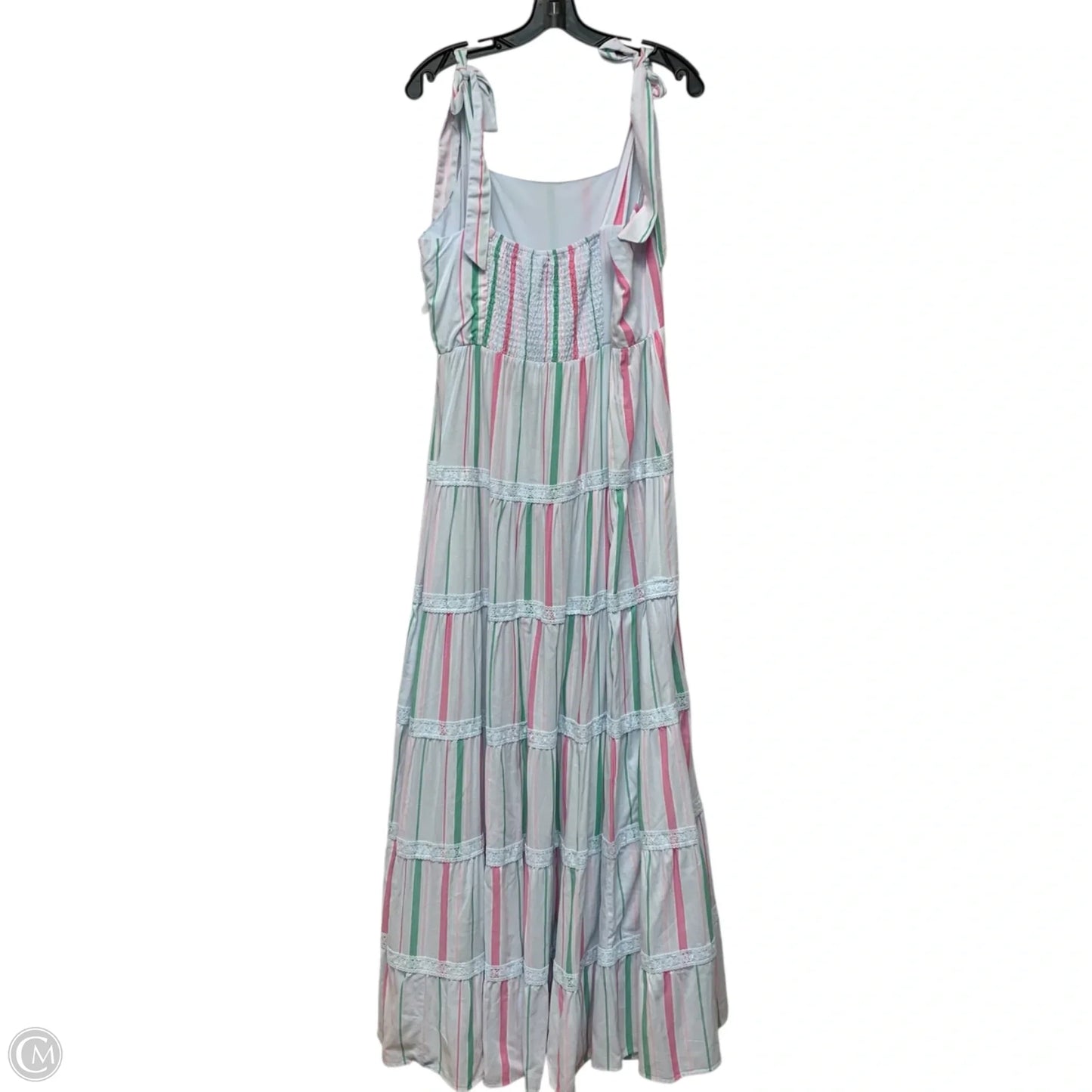 Dress Casual Maxi By Crown And Ivy In Blue & Pink, Size: Xl
