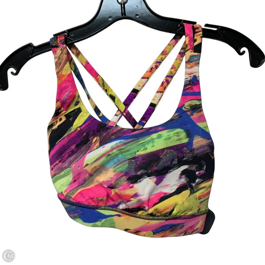 Athletic Bra By Lululemon In Black, Size: S