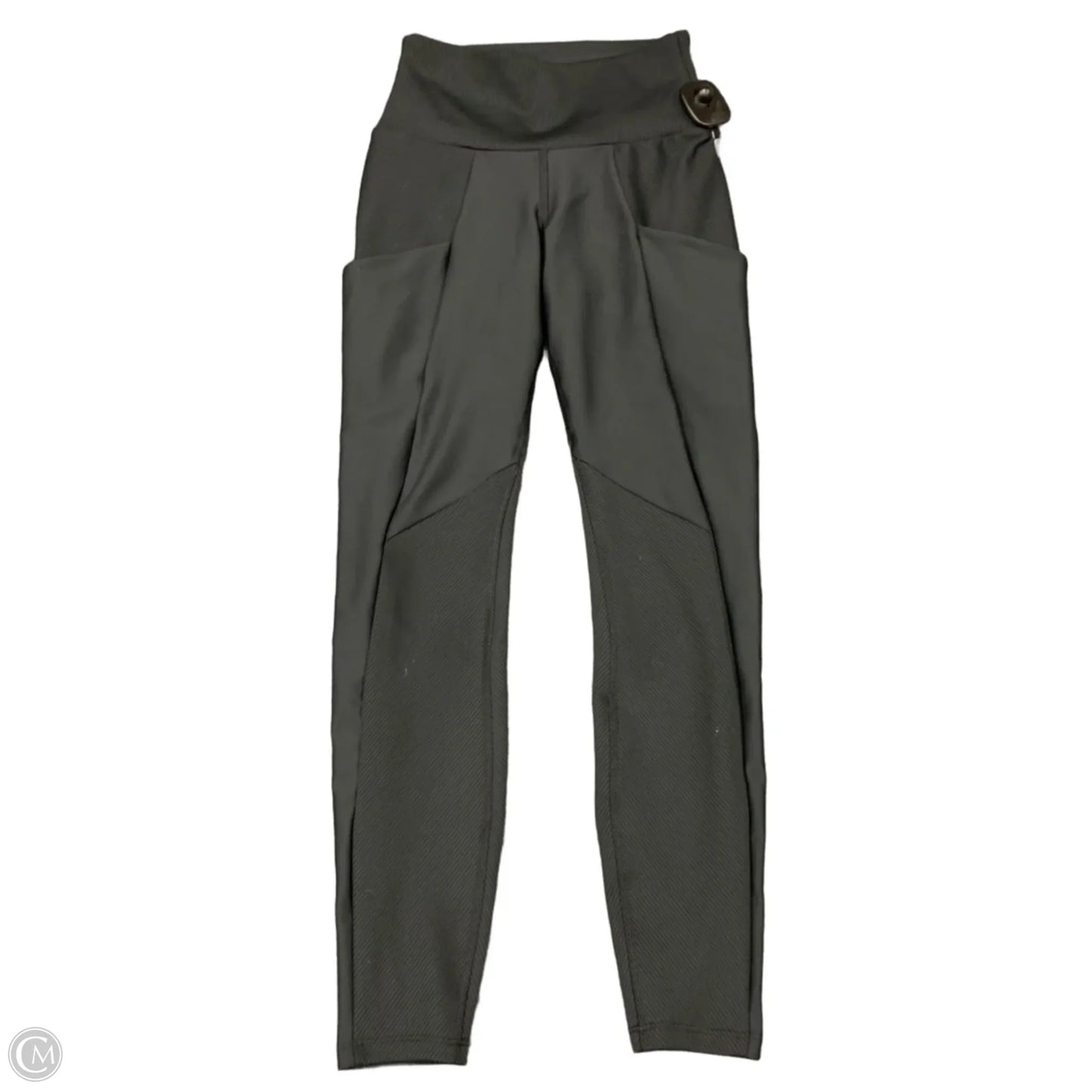 Athletic Leggings By Alo In Black, Size: Xxs