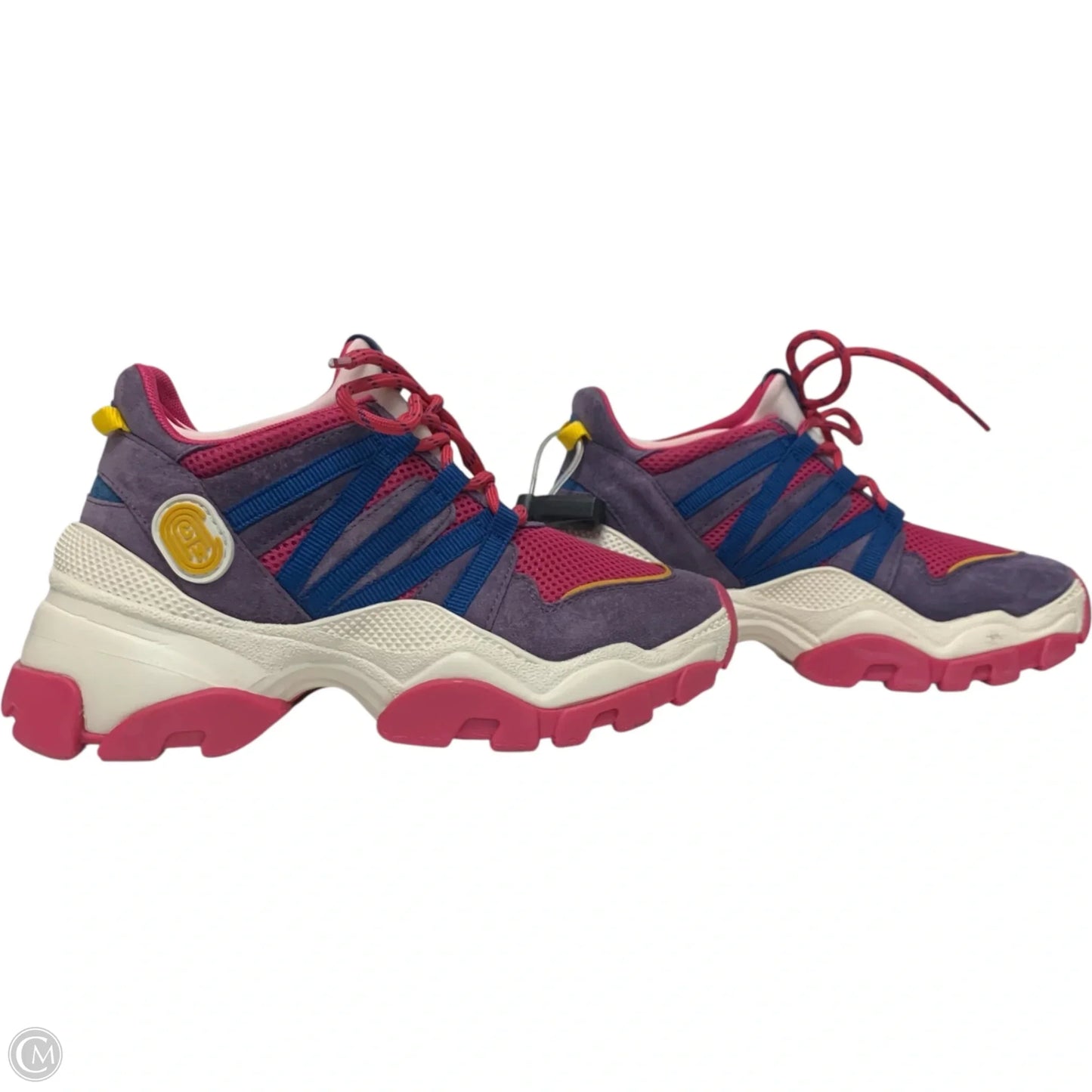 Shoes Designer By Coach In Pink & Purple, Size: 8