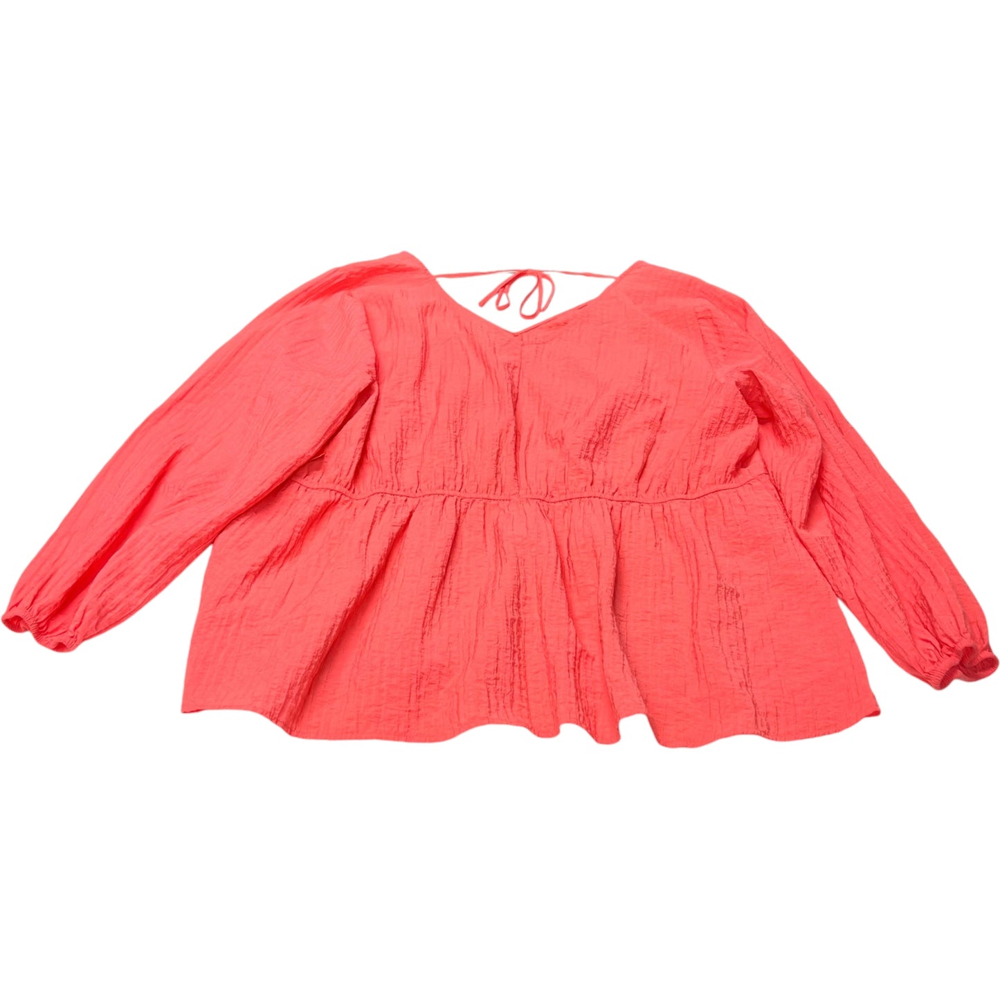 Top Long Sleeve By Lane Bryant In Pink, Size: 2x