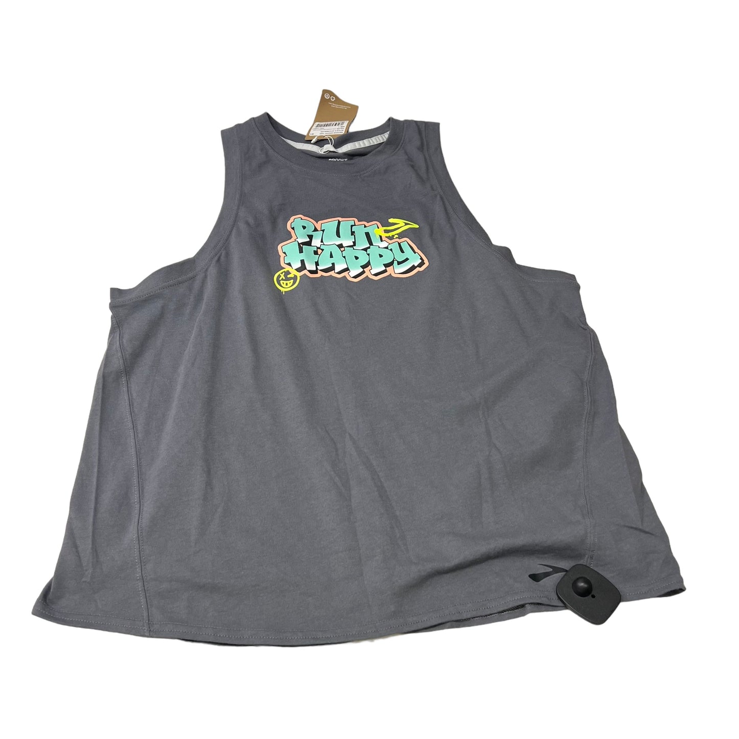 Athletic Tank Top By Brooks  Size: L