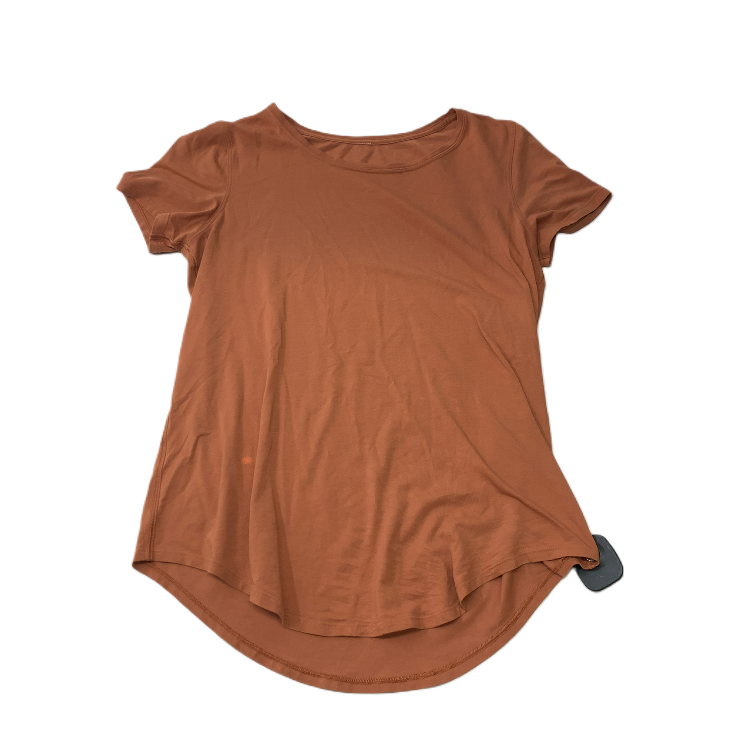 Orange  Athletic Top Short Sleeve By Lululemon  Size: M