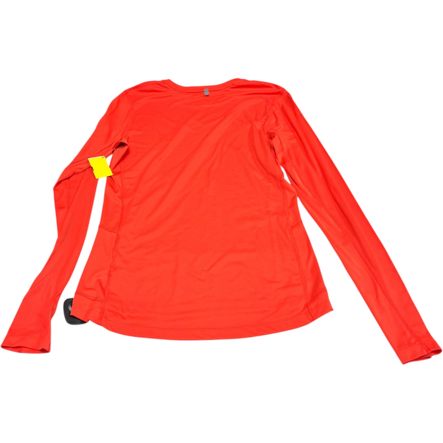 Athletic Top Long Sleeve Crewneck By Nike Apparel In Orange, Size: M