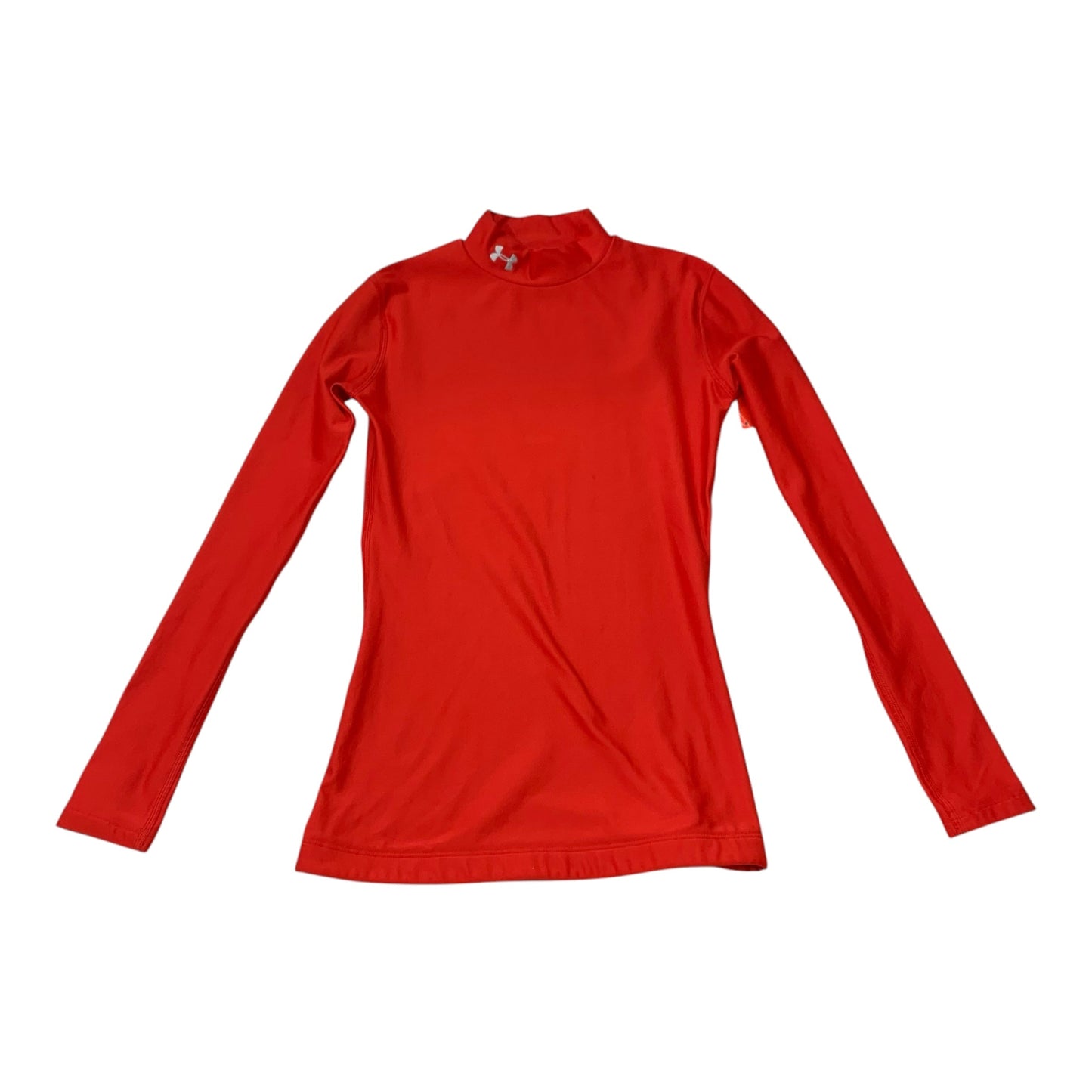 Athletic Top Long Sleeve Crewneck By Under Armour In Red, Size: Xs