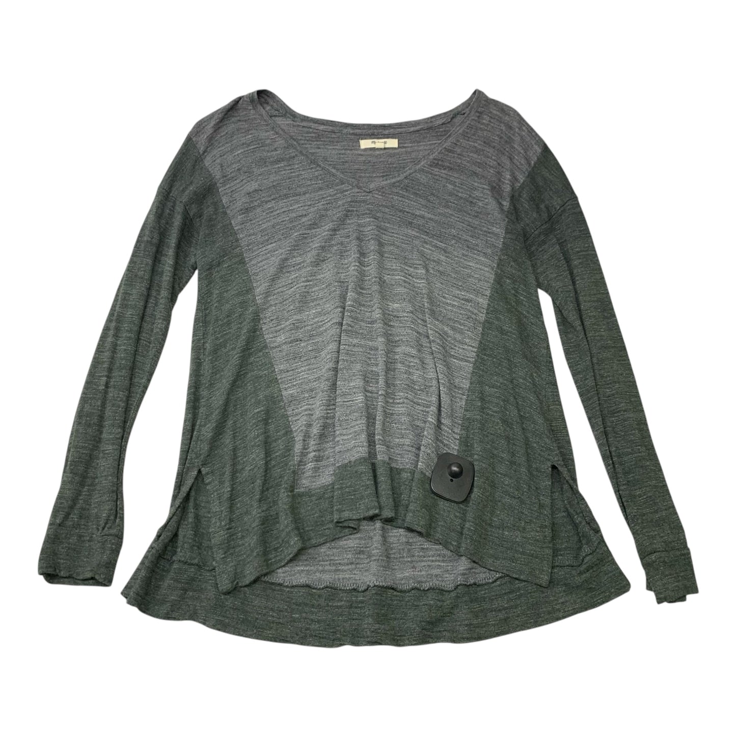 Top Long Sleeve By Madewell In Grey, Size: Xs