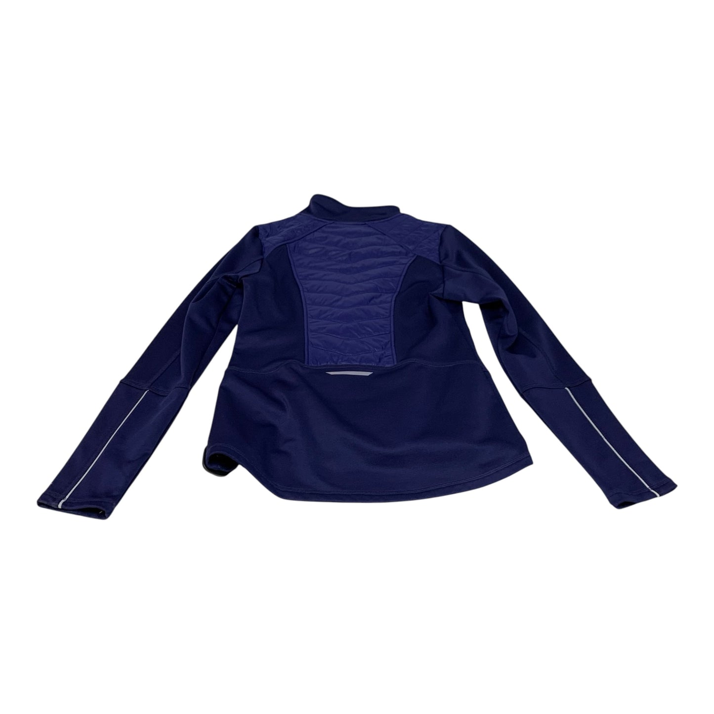 Athletic Top Long Sleeve Collar By Champion In Purple, Size: S