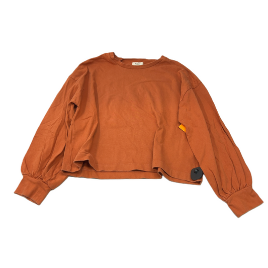 Orange  Sweatshirt Crewneck By Madewell  Size: Xl