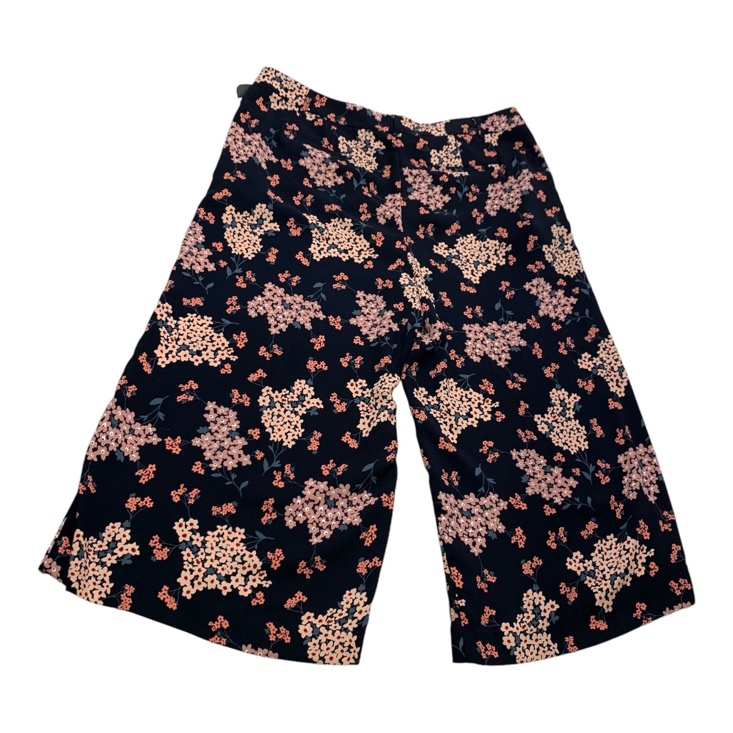 Pants Cropped By Loft In Floral Print, Size: 14petite