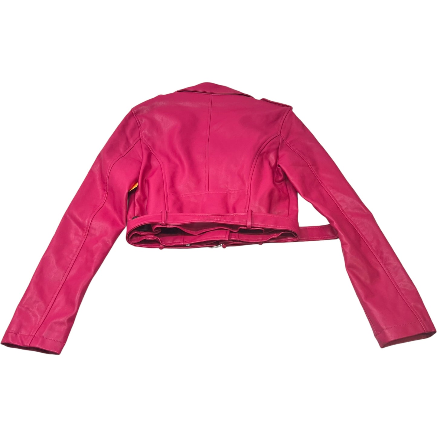 Jacket Moto By Forever 21 In Pink, Size: M