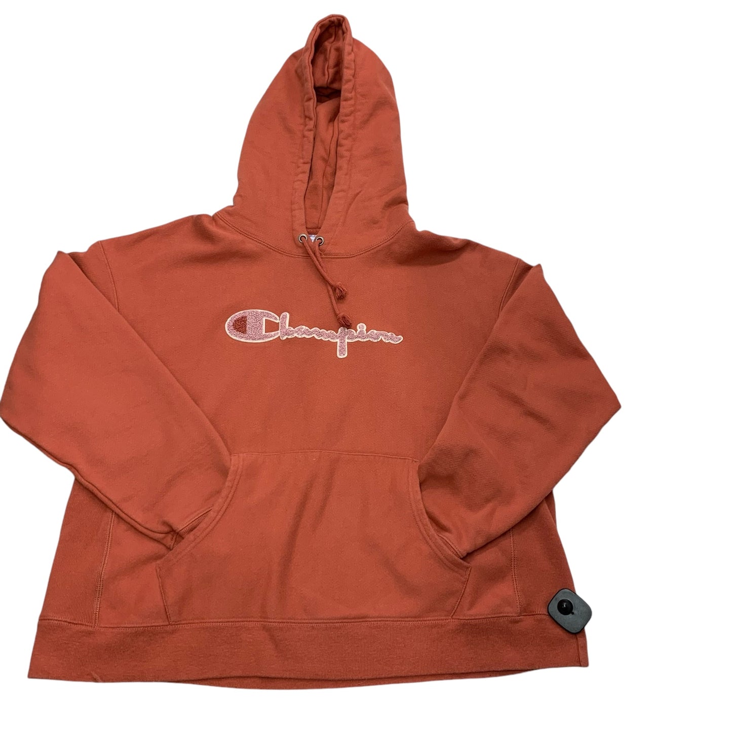 Sweatshirt Hoodie By Champion In Pink, Size: 2x